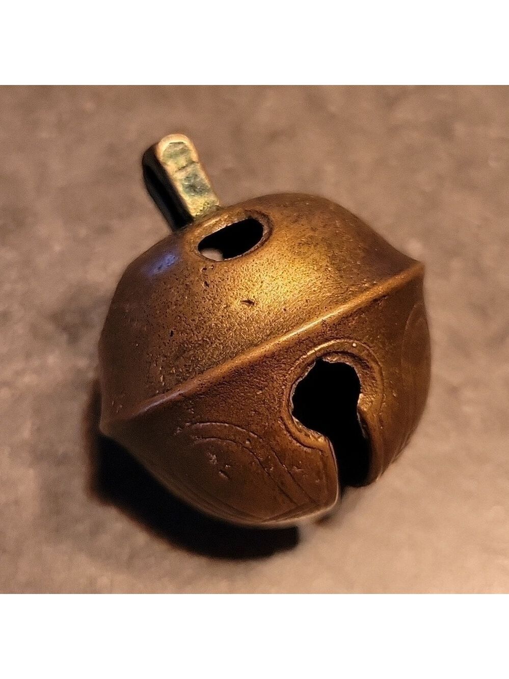 Vtg Etched Brass Reindeer Christmas Ornaments Sleighbell, #5 🦌